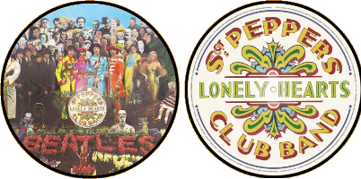 The Beatles - 1967 Sgt. Pepper's Lonely Hearts Club Band - Picture Disc vinyl LP  - 234 kr.